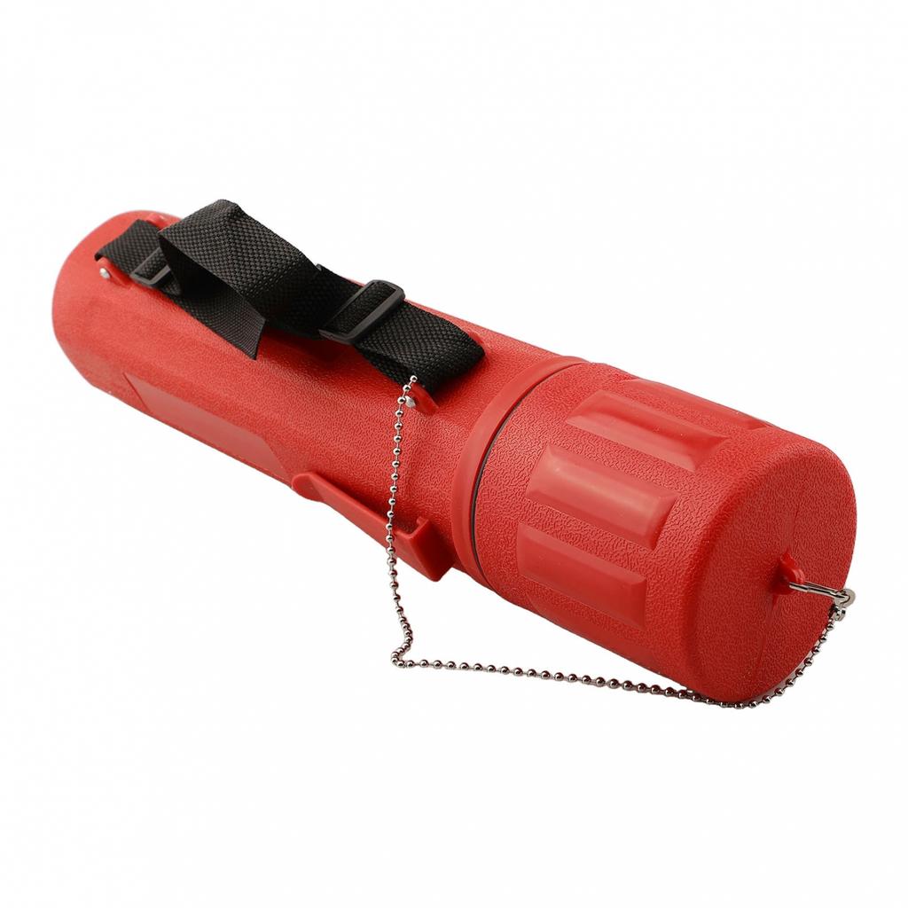 Red Plastic Welding Rod Storage Tube Accommodating Various Electrode Types