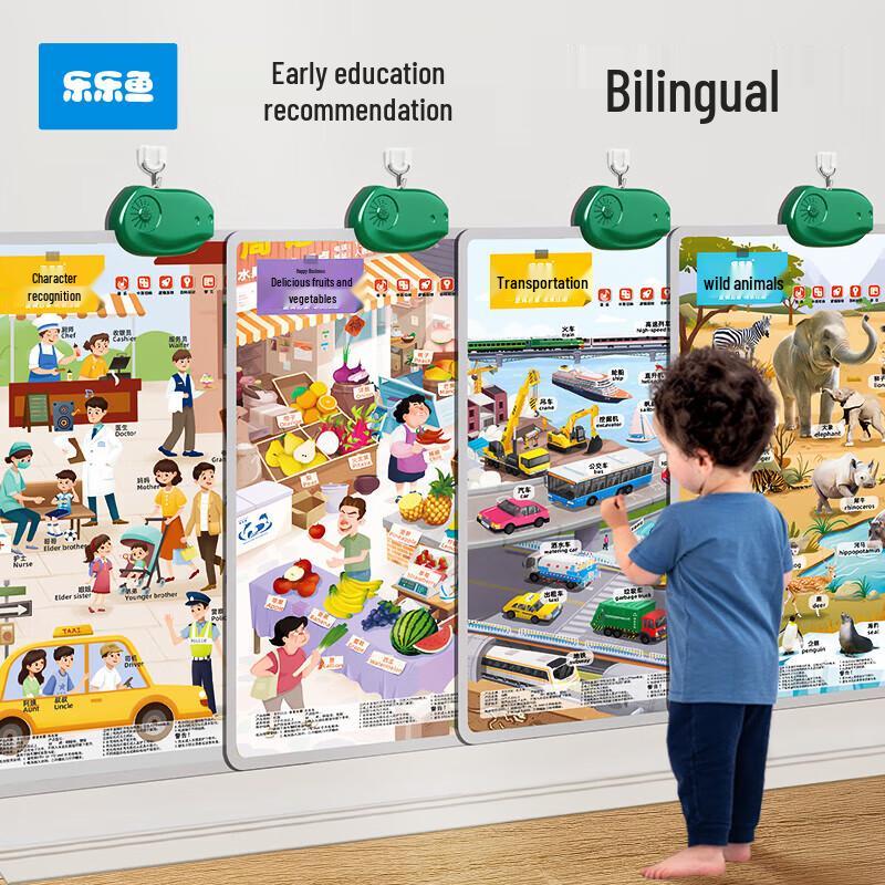 Leleyu Interactive Early Learning Sound Wall Charts