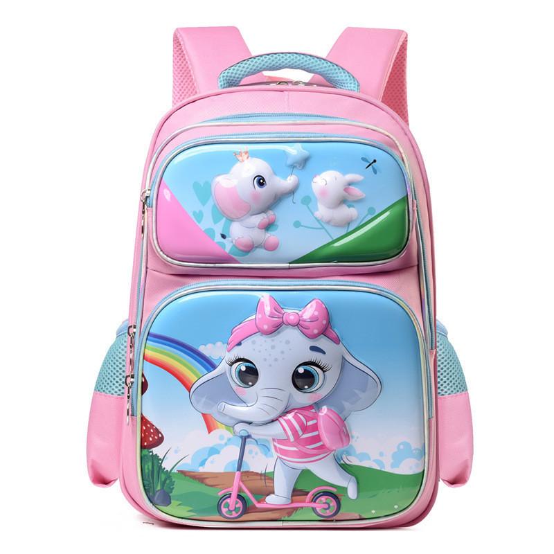 New Children's Elementary School Backpack For 1-4 Grade Cartoon Double Shoulder Bag Boys Girls Large Capacity Lightweight Breathable Backpack