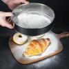 Flour Sieve Fine Mesh 304 Stainless Steel 60 Mesh Round Flour Sifter Strainer for Baking Straining Powdering Tea Juice