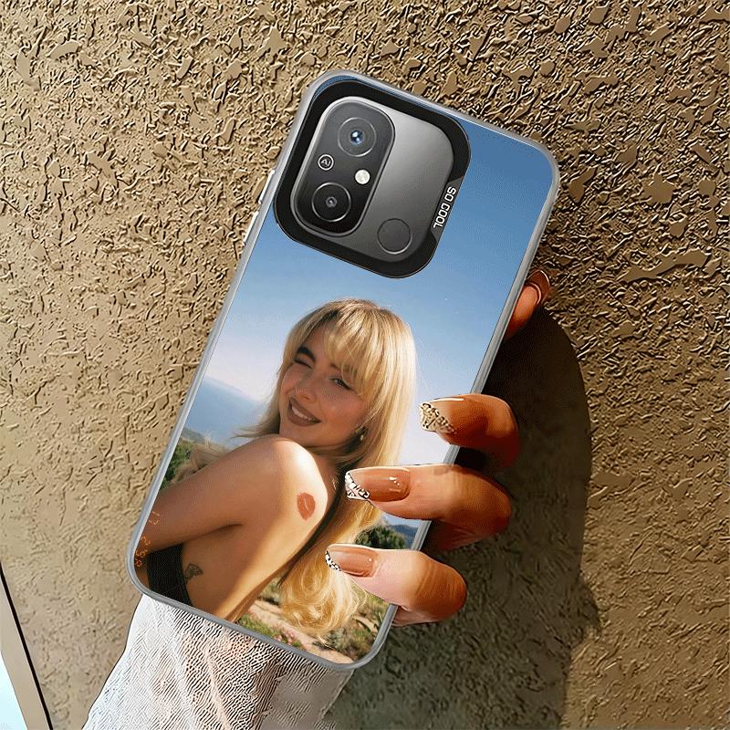 

CR66 S-Sabrina C-Carpenter Shockproof Phone Case for Xiaomi Poco X7 X6 X5 X3 Pro F7 Ultra M8 Redmi 15C 15 14C 13C 12C 10C 13 12 Xiaomi Poco X6 Pro