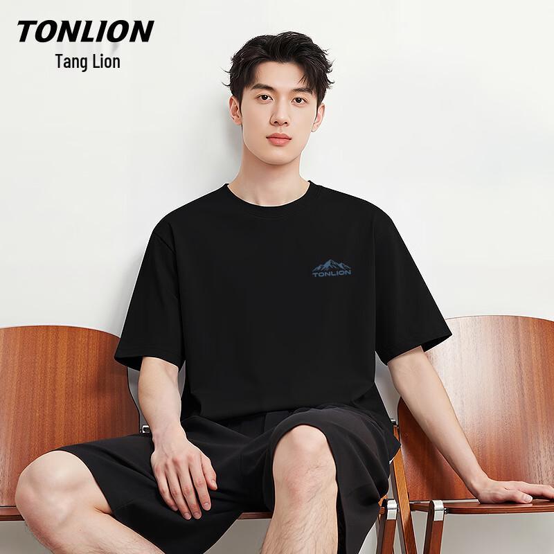 TonLion Men's Double-sided Cooling Short Sleeve T-shirt