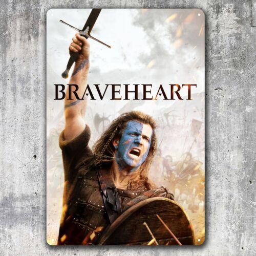Braveheart Movie Metal Poster Collectable Tin Sign 20x30cmAluminum 20x30cm(7.8x11.8inch)