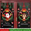 Santa Claus Christmas Window Cling Stickers for Tree and Scene Decoration