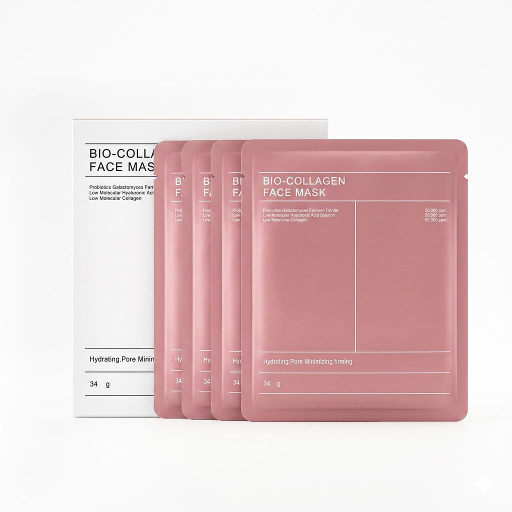 Biodance Bio-Collagen Real Deep Mask Sheet, Brightening, Firming, Wrinkle Care, Hydrating, Korean Skincare, 5 Pack