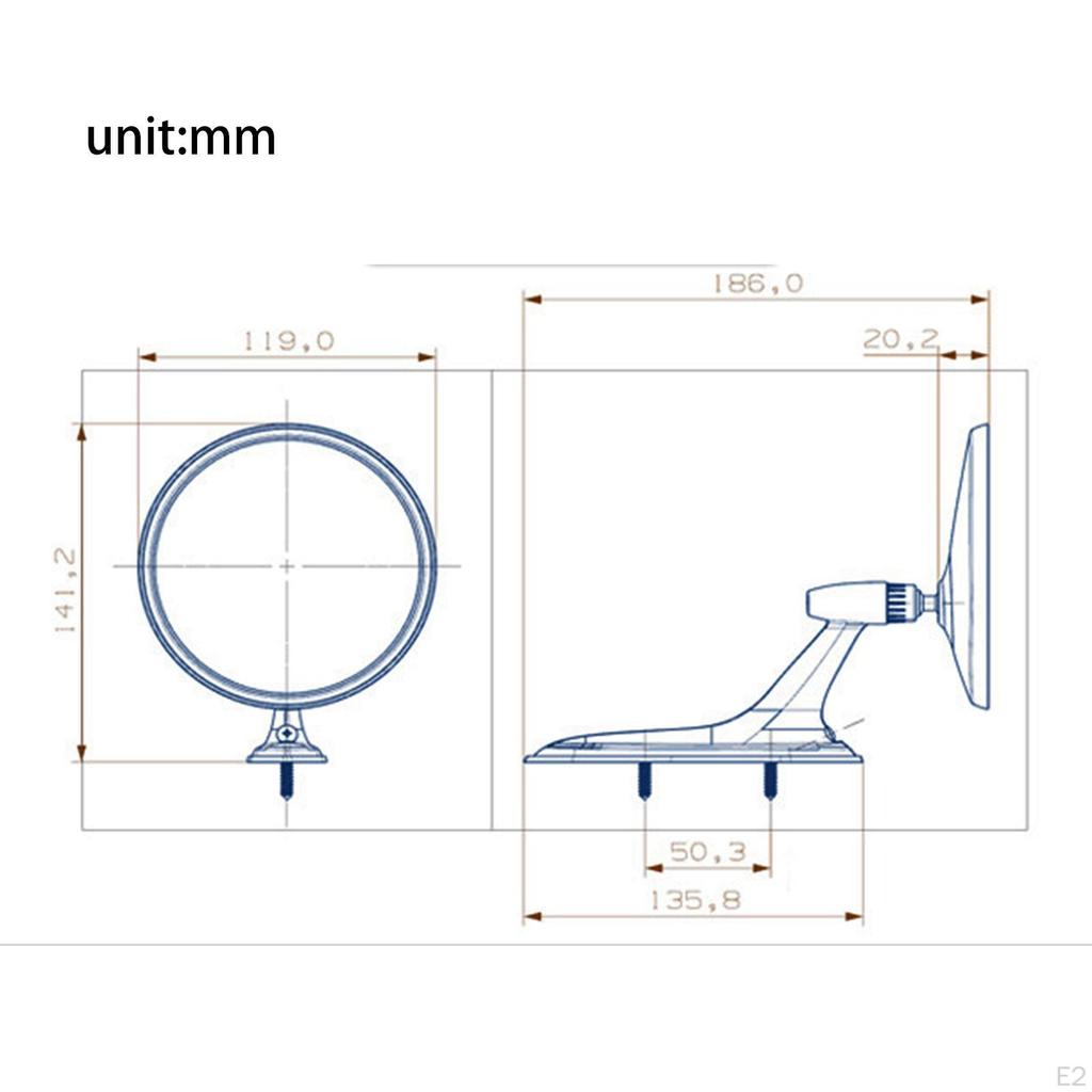 1 Pair Car Exterior Decoration Accessories Retro Styling Practical Durability Direct Replaces