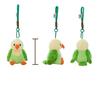 Small Plush Bird Keychain - Penguin & Parrot Figures Hanging Ornament