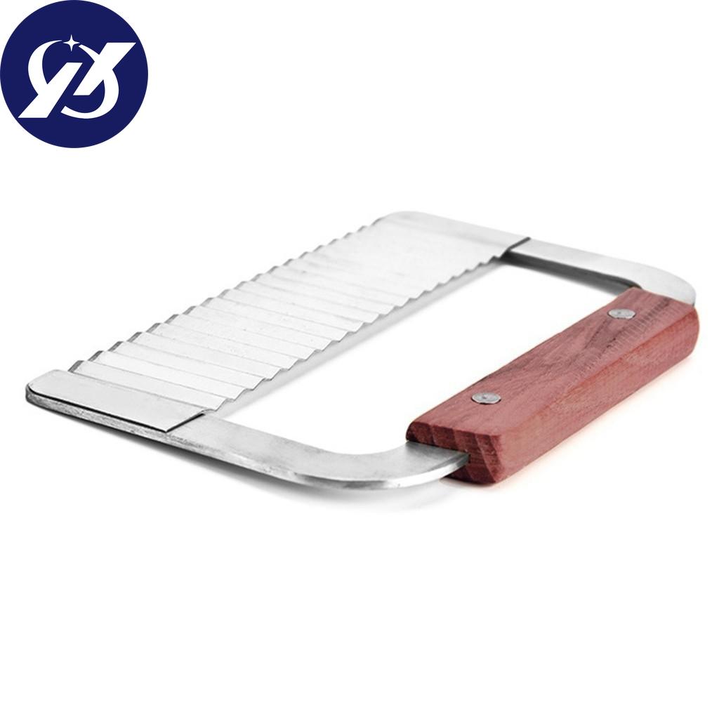 Potato Chip Vegetable Crinkle Wavy Cutter  Tool Fry Fries Hand Chipper Tool