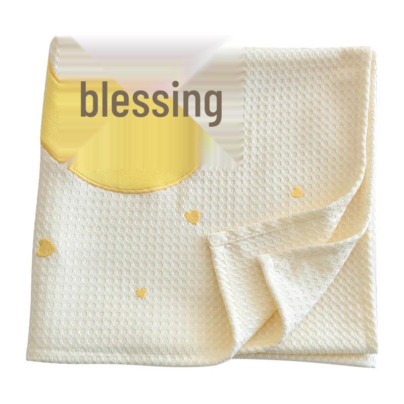 GPPNKC Baby Bamboo Fiber Waffle Cooling Blanket