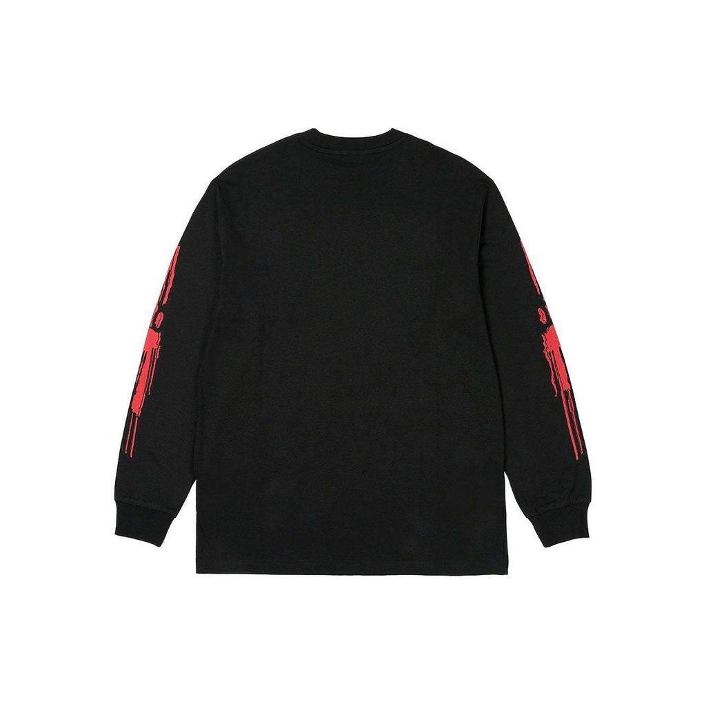 Palace Repeater Long-Sleeve Black Unisex Tops P26LS003