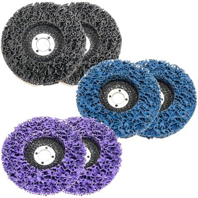 Reinigungs- und Polierscheiben-Set für Rost DIY Mattlack und Lackschleifer S-NET SN-346-CD (6 Vollfarb-Discs) Abtragung, Schleifen, Abtragung, Schleifgerät,