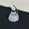Mini Sports Racket Keychain Tennis Badminton Table Tennis Paddle Keyring Sports Souvenir Backpack Pendant Gift for Sports Lovers 4