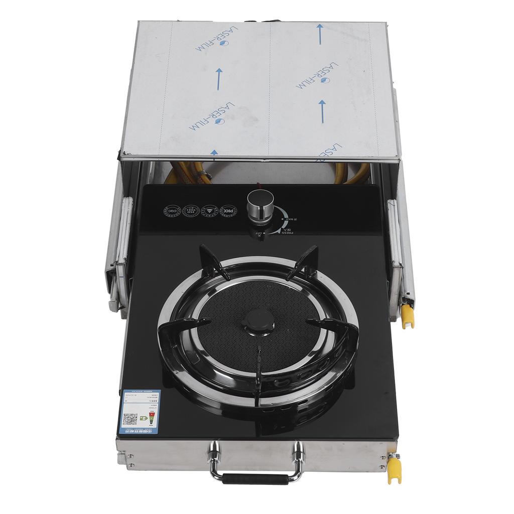 RV Burner Cooking Gas Stove Stretchable Outdoor Small Cooktop High Hardness Stainless Steel for RV C