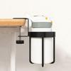 No Drill Metal Cup Holder Clip On Table Horizontal Vertical Mount Anti Spill Office Mug Rack Storage Tray Bathroom Cup Holder