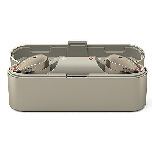 Sony Truly Wireless Noise Cancelling Earphones WF-1000X Alexa Bluetooth 360 Reality Audio Champagne Gold Model 2017