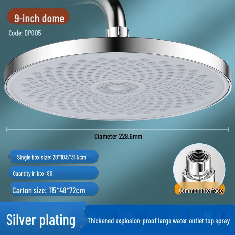 Set Booster per Soffione Doccia Pressurizzato per Bagno in Hotel e Casa