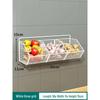 Wall-Mounted Storage Basket for Scallions, Ginger, and Garlic