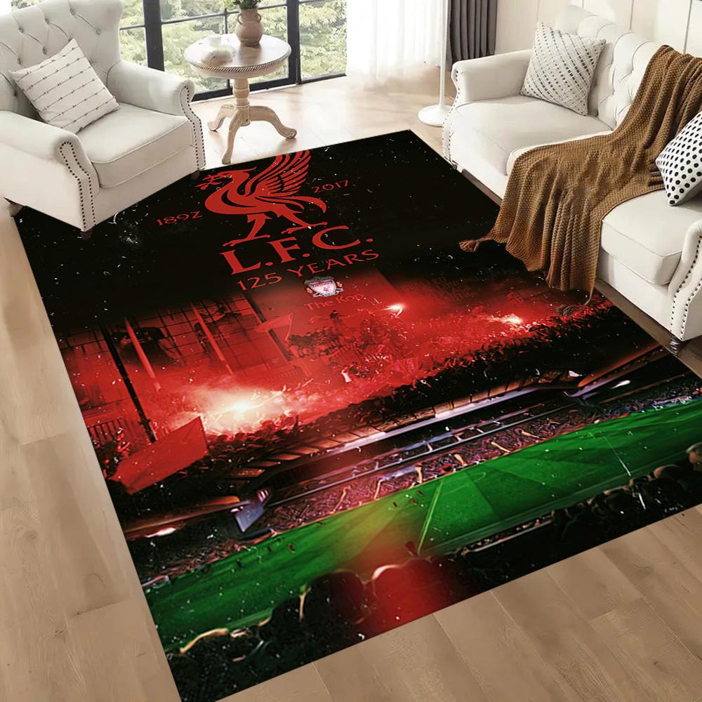 Liverpool Football Club Floor Mat Suitable For Outdoor Living Rooms Balcony Hallway Antislip Rug Decorate Offices Wedding Party Gift