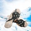 Winter 5/6 Teeth Universal Anti Slip Snow Ice Claw Ice Gripper Climbing Crampon Cleats Shoes Cover