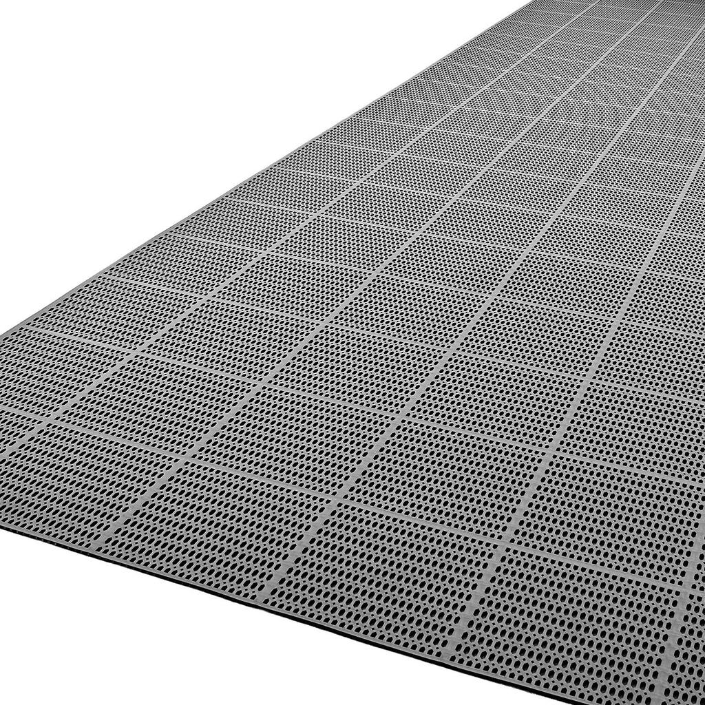 Drainage Mat, 90 x 1500 cm, PVC Non Slip Commercial Floor Mat, Wet Area Water Drain Splash Matting Hollow Doormat Roll, for Outdoor Indoor Restaurant