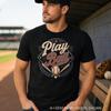 Play Ball Vintage Baseball Shirt | Retro Baseball Heritage Tee | Distressed Baseball Graphic Shirt | Classic Ballpark Shirt | Baseball Fans
