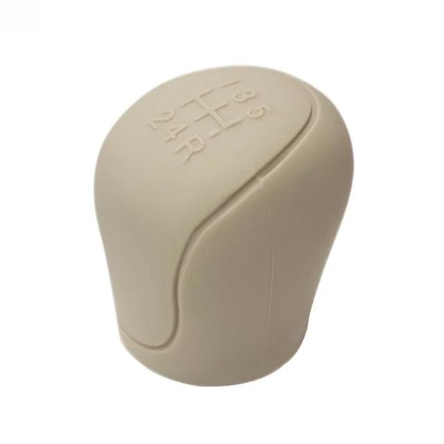 Car Silicone Gear Shift Knob Cover Gear Shift Non-Slip Grip Handle Protective Covers Manual 5 6-speed Car Interior Accessories
