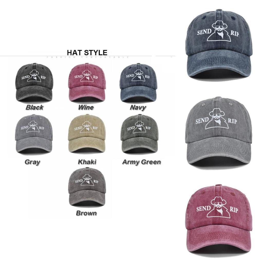 European And American Graffiti Print Baseball Cap Vintage Curved Brim Hat Sun Hat Wholesale Customization