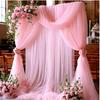 Tulle background Curtain, Organza Tulle Fabric Used for Wedding Party Decoration, Baby Birthday Diy Hand-made Fabric.