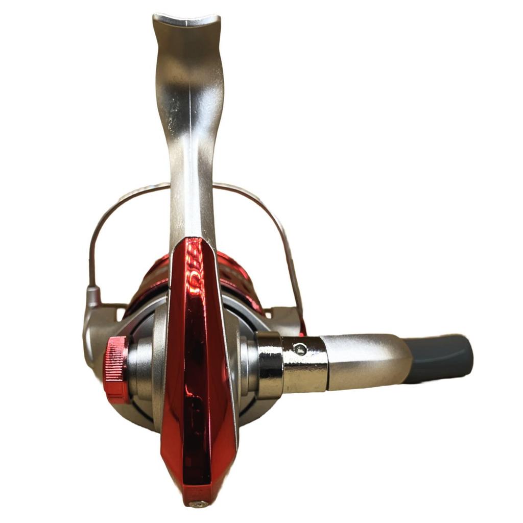 Riseway Spinning Reel with Thread Basic Spin 3000 No. 4-110m Red