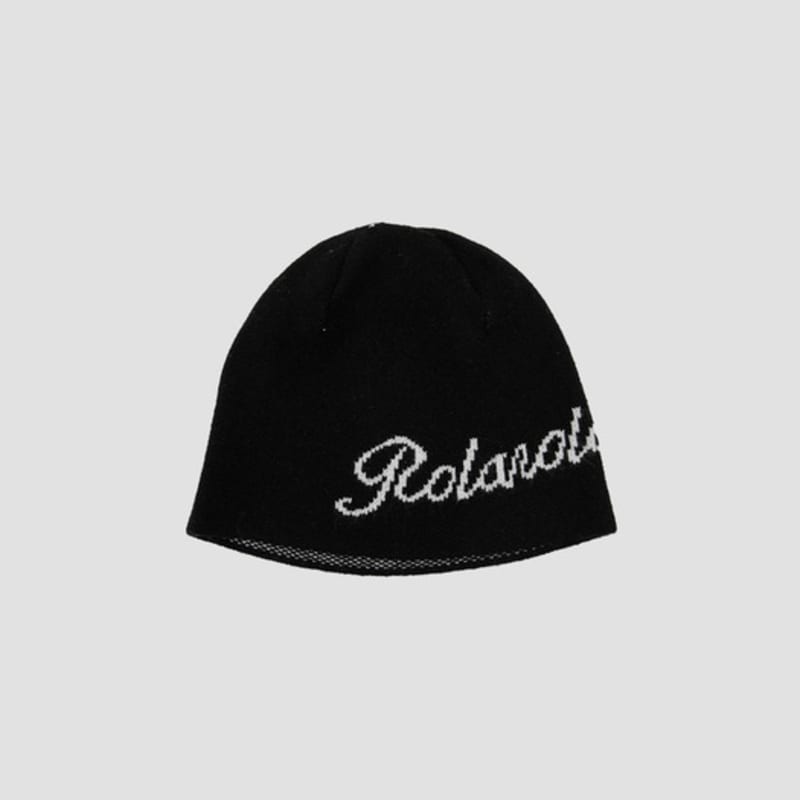 

ШАПКА ЖАККАРДОВАЯ С ЛОГОТИПОМ ROLLAROLA ЧЕРНАЯ BLACK_FREE