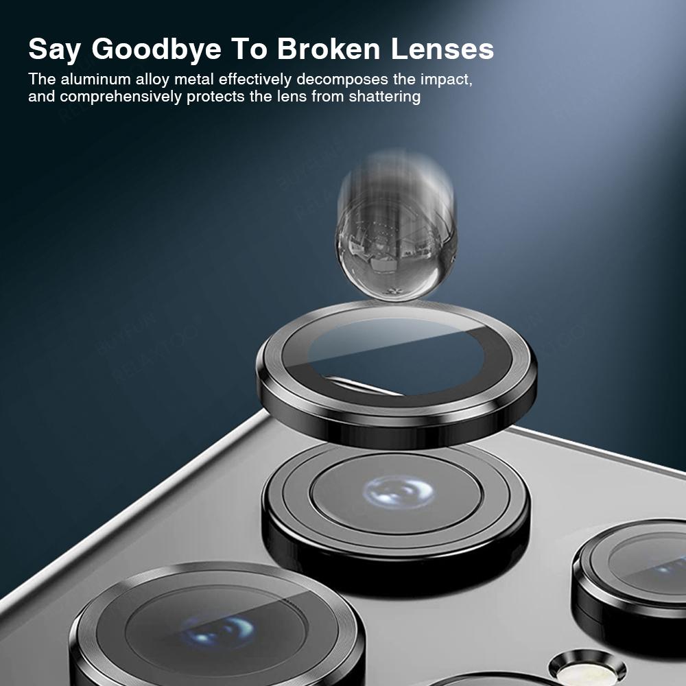 S25Ultra Alloy Camera Protection For Samsung Galaxy S25 Ultra Plus 5G Camera Glass Metal Back Lens Ring S25Plus S 25 Ultra Plus