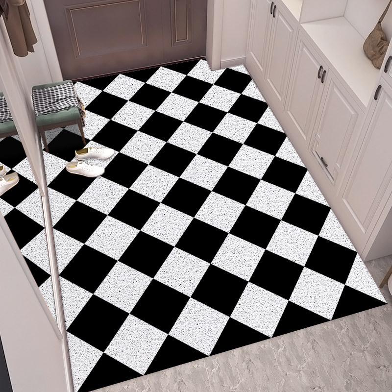 Cartoon Sisal Loop Non-Slip Entrance Mat - Dirt-Resistant, Cuttable Foot Pad for Hallway and Main Entrance