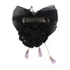 Cloth Mesh Tassels Professional Headdress Women Spring Clips Hairgrips Cover Net Korean Bun Snood