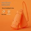 New Macaron Color Five-Fold Ultra-Light Sun Protection Compact Mini Umbrella with Buckle Handle