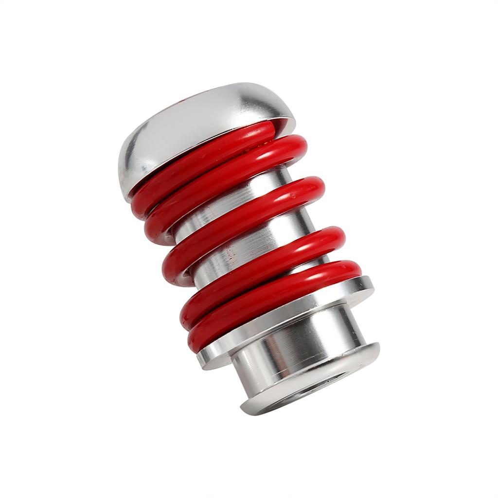 Universal Aluminum Red Spring 5 Speed Manual Car Gear Shifter Stick Shift Knob Lever
