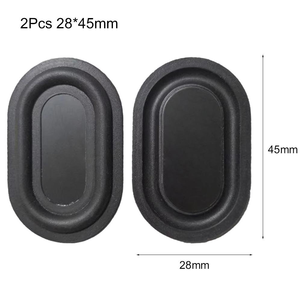 2Pcs 2040-6090 Bass Diaphragm Oval Shape Passive Radiator  Audio Bass Enhancement 2pcs 2845