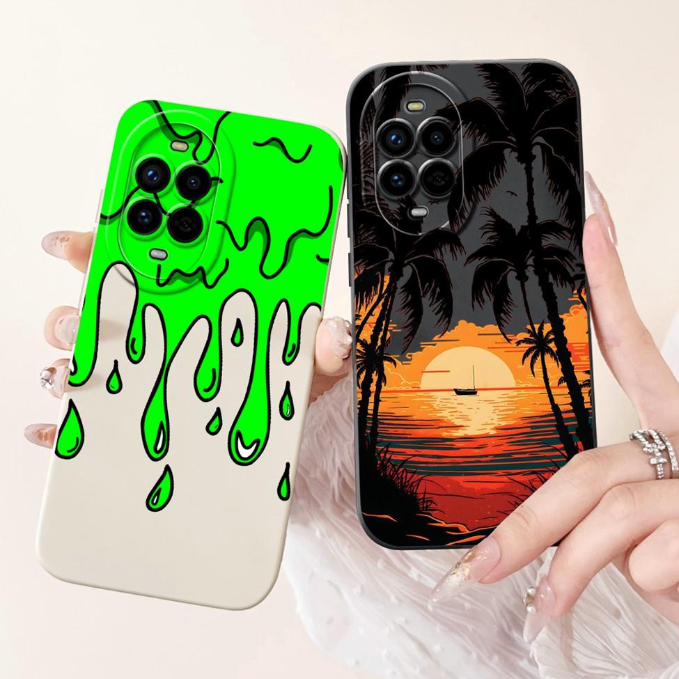 For Huawei Nova 13 Pro Case MIS-AL00 Silicone Cute Cartoon Cat Luxury Fashion Shockproof Bumper For Huawei Nova 13Pro Back Cover