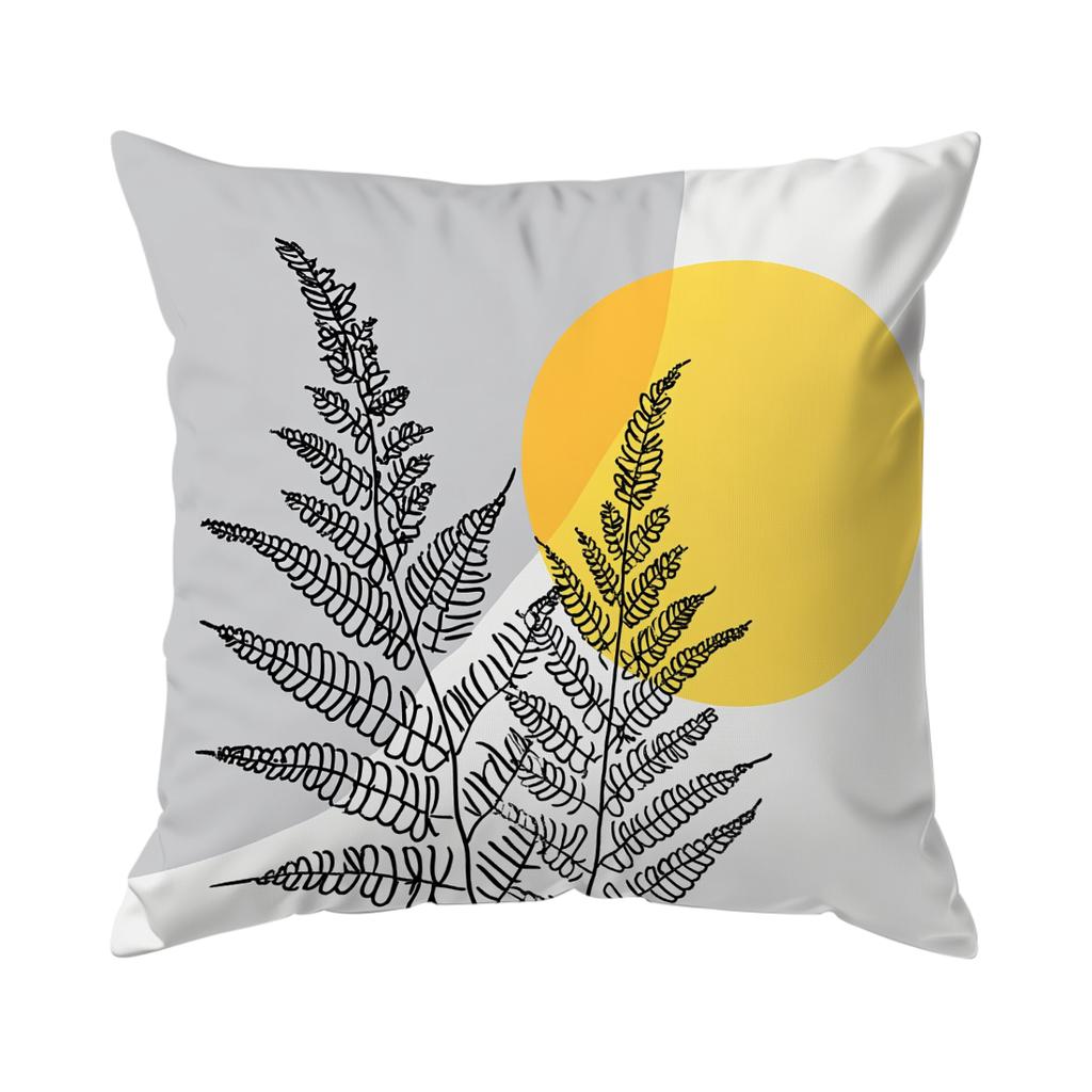 Bohemian Abstract Plants Pillowcase Printed Polyester 40/45/50Cm Throw Pillowcover Decorative Sofa Cushion Pillowslip Home Decor