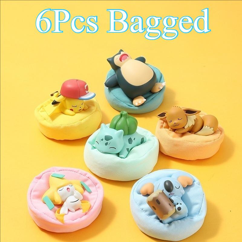 Latest Dreamy Pok  Mon Pok  Mon  Pikachu Kirby Beast Hand Workspace Cute Desktop Decoration Small Ornament Doll Present