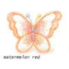 5CM Width 100Pieces/Pack Colorful Embroidery Butterfly DIY Garment Wedding Dress Hair Accessories Sewing Material for Hairgrips