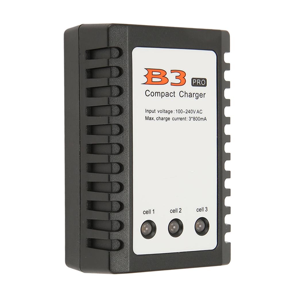 Balance Charger 2S 3S 7.4V 11.1V Lithium Battery Charger for RC Airplane Drone Remote Controller 100‑240V EU Plug