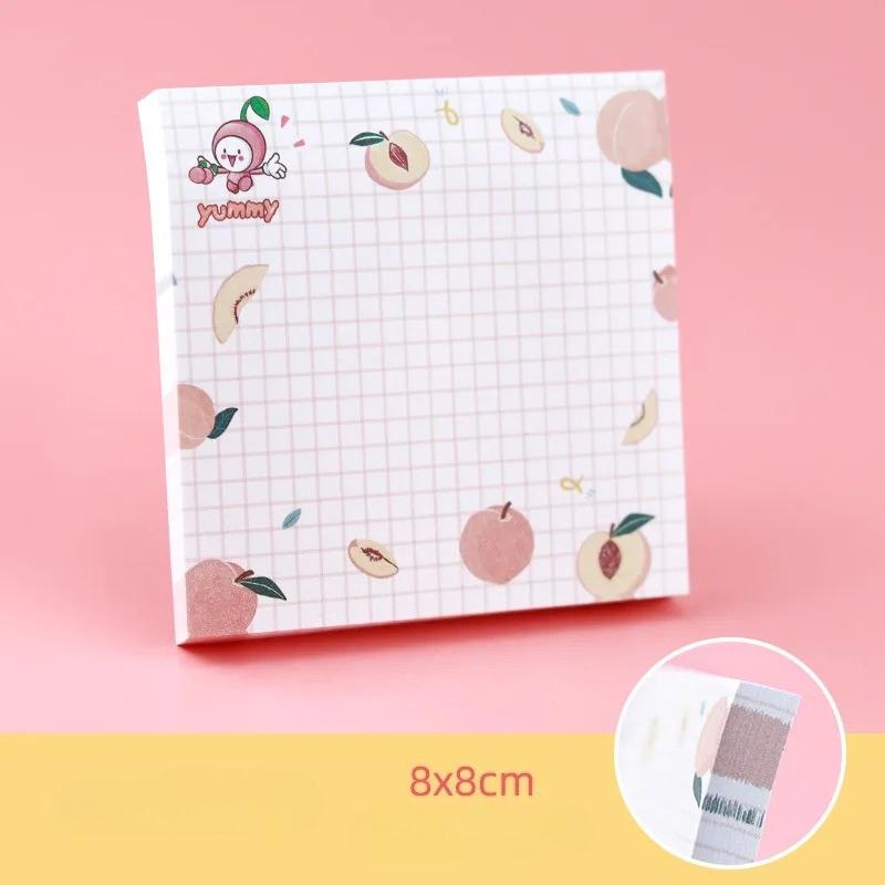 80 arkuszy w opakowaniu Owocowe karteczki samoprzylepne Lista rzeczy do zrobienia Dziennik zapisków Dekoracyjne memo Praktyczne artykuły papiernicze Naklejka Karteczka samoprzylepna