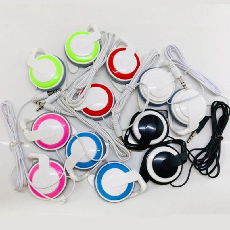 MultiColor Ear Hook Earphones With Clear Sound Comfortable Fit For MP3 MP4 Devices 3.5mm Plugs Clear Sound Quality