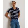 Lauren Ralph Lauren Cotton Blend Polo Sweater Stripe Wmlrswesn820189410
