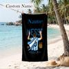 Lionel Messi Custom Name Printed Beach Towel Personalized Soft Towel For Swimming Beach Travel