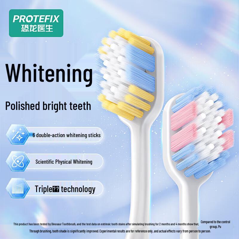 

PROTEFIX White Moonlight Soft Bristle Toothbrush