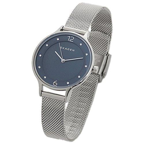 Skagen SKW2307 ANITA Women's Watch, Blue/Silver [Parallel Import]