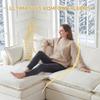 Ultra-weiches Modulsofa, aus Chenille und Massivholz, schneller Aufbau