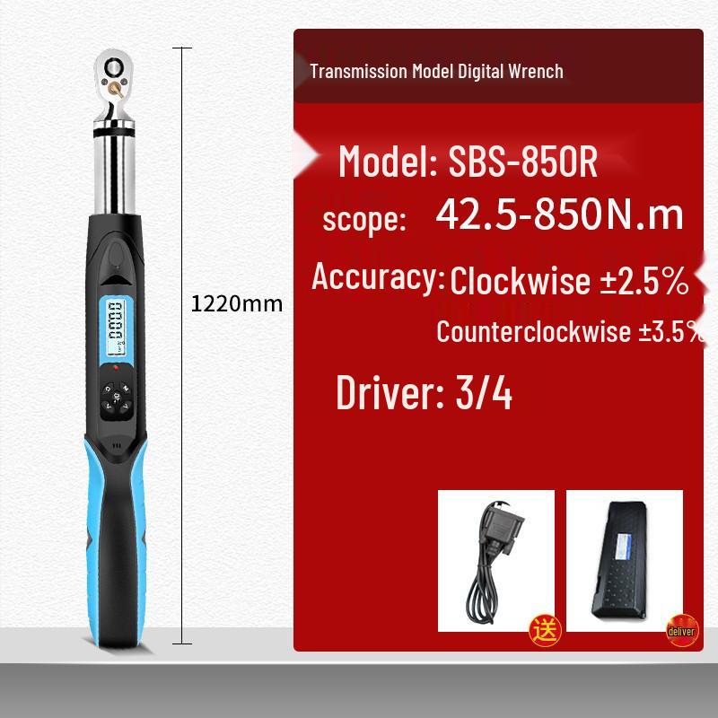 HEMUELE Digital Torque Wrench with Adjustable Torque and Screw Force Test