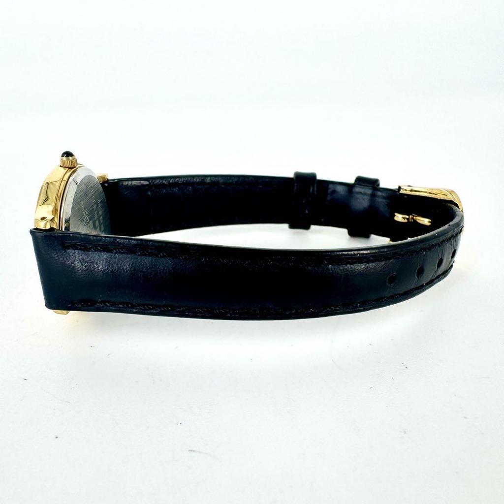 [USED] Battery SEIKO Exceline Watch Gold Leather Strap